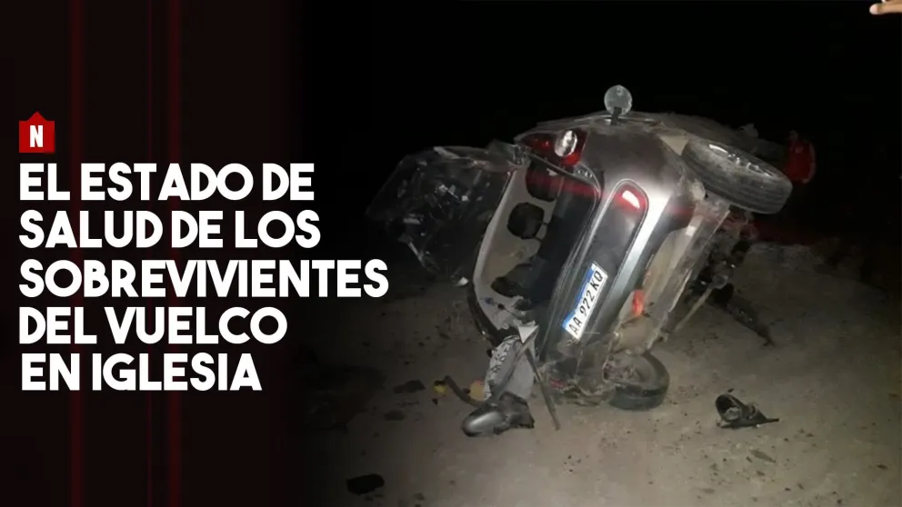 El estado de salud de los tres sobrevivientes del vuelco en Iglesia