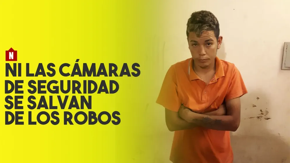 Se robaron hasta las cámaras