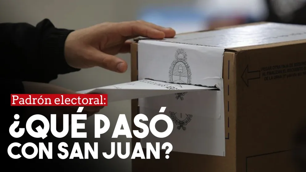 Ya se puede consultar el padrón electoral, pero ¿qué pasó con San Juan?