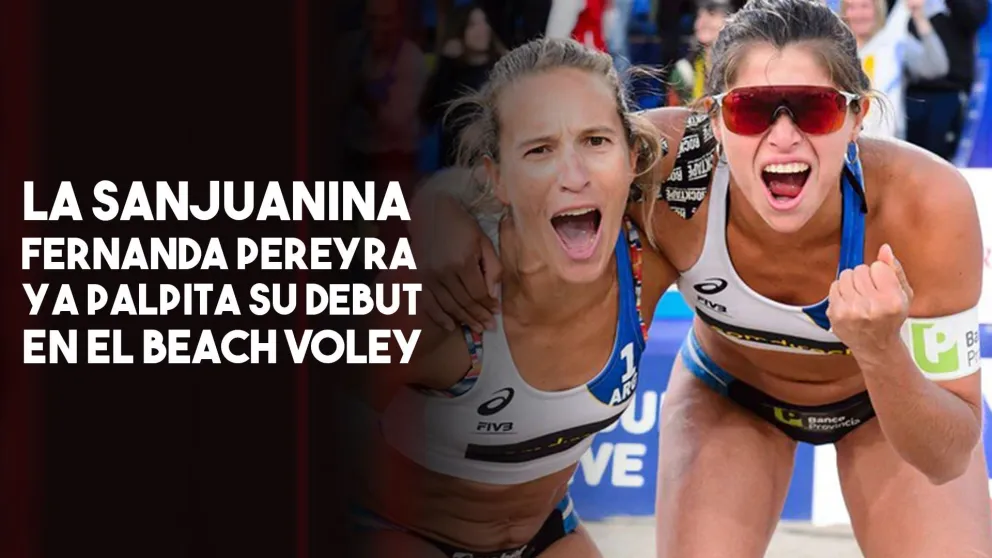 Fernanda Pereyra ya palpita su debut en el Beach Voley en los Panamericanos de Lima