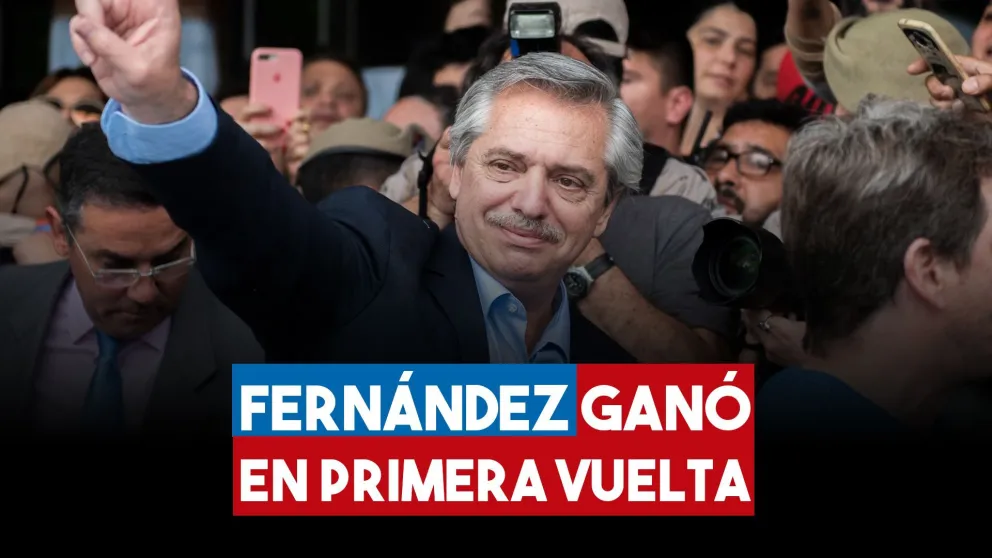Dieron a conocer los primeros datos oficiales: no hay balotaje y Alberto Fernández será el próximo presidente