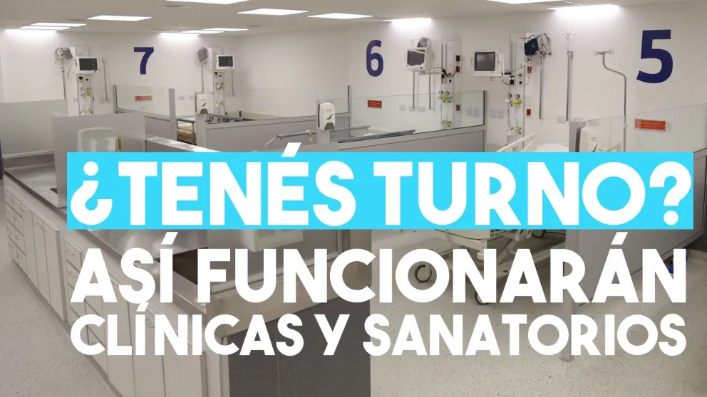 Salud: el funcionamiento de clínicas y sanatorios en Fase 3
