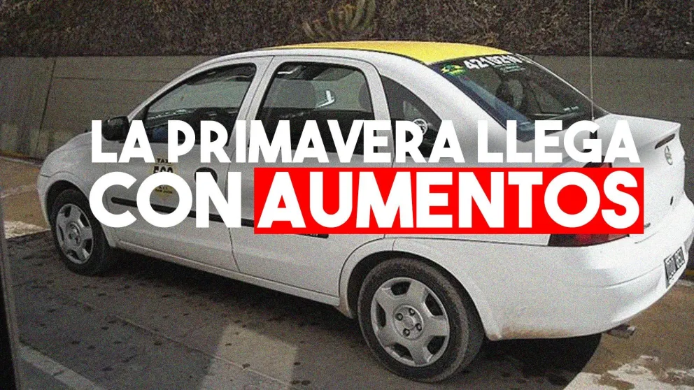 Desde el lunes andar en taxi será más caro