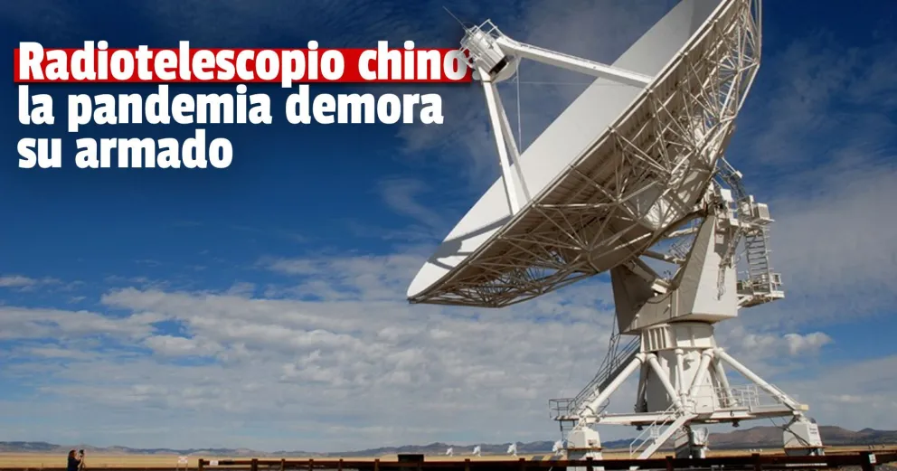 En abril esperan comenzar con el armado del radiotelescopio chino en San Juan