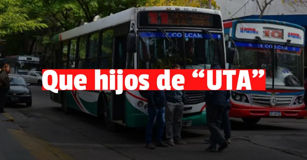 La UTA amenazó con un paro de 24 horas en el interior del país para el próximo viernes