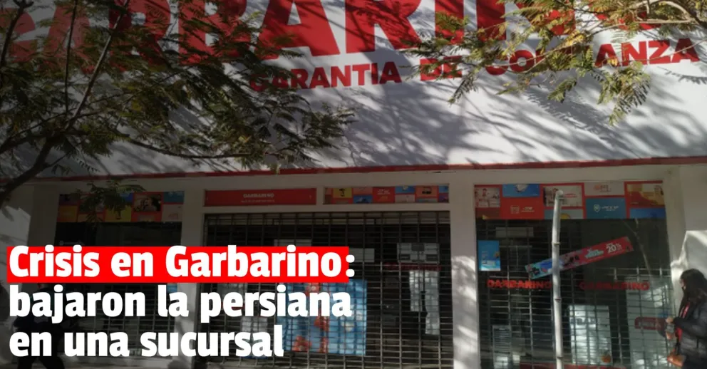 Garbarino cerró sus puertas en el local de la Peatonal