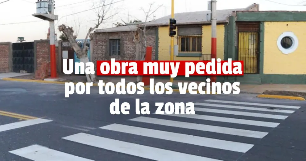 Chimbas: iluminación led y nuevos semáforos para la calle Neuquén