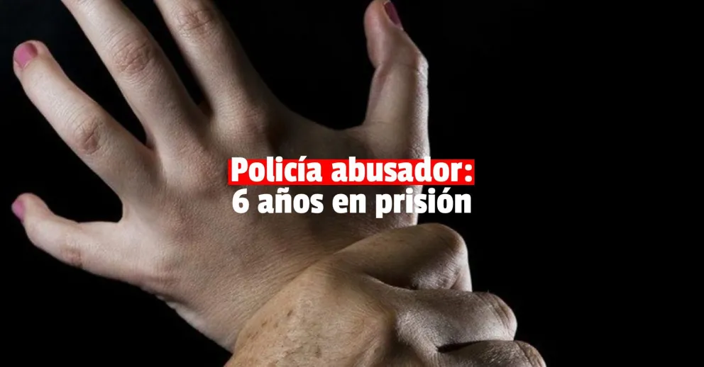 Condenaron a 6 años de prisión al policía que abusó de su esposa