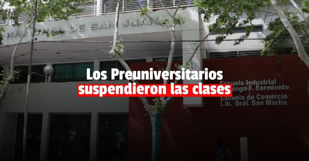 Suspendieron las actividades en los Institutos Preuniversitarios