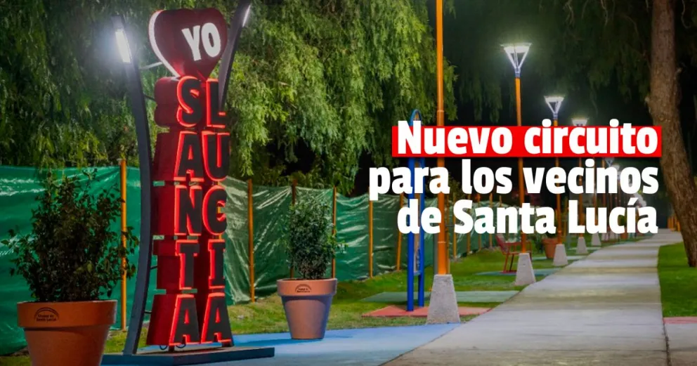Santa Lucía inauguró un nuevo tramo del Circuito de Salud Balcarce