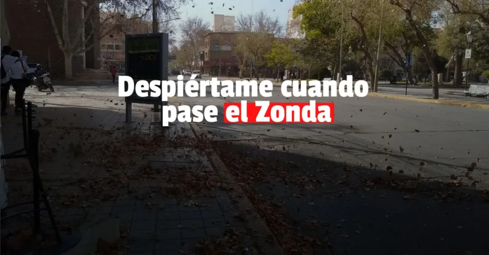 Continúa la Alerta Meteorológica por viento Zonda para varios departamentos de San Juan