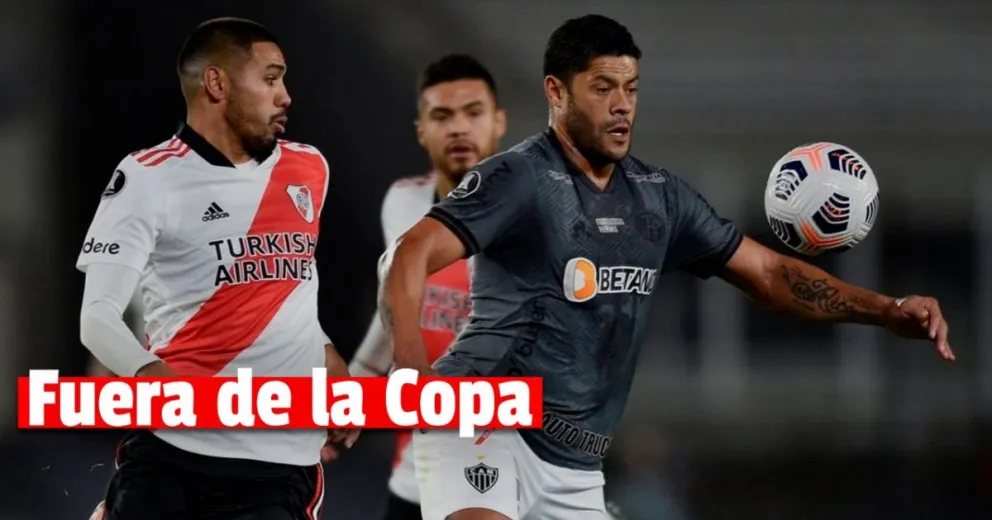 River perdió por goleada ante Atlético Mineiro en Brasil 