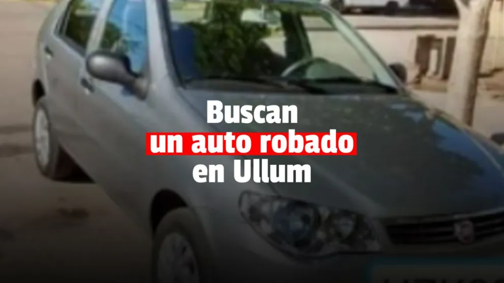 Un hombre sufrió el robo de su auto en Ullum y pide ayuda para encontrarlo