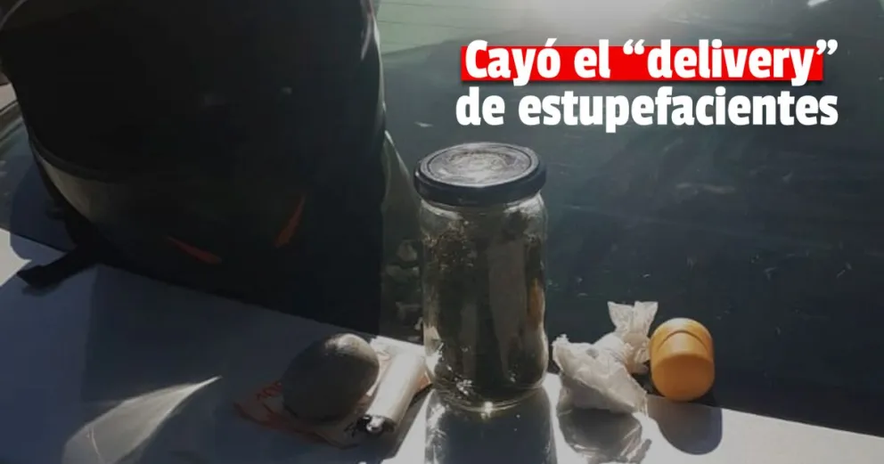 Llevaba marihuana y cocaína, lo delató su actitud sospechosa y quedó detenido