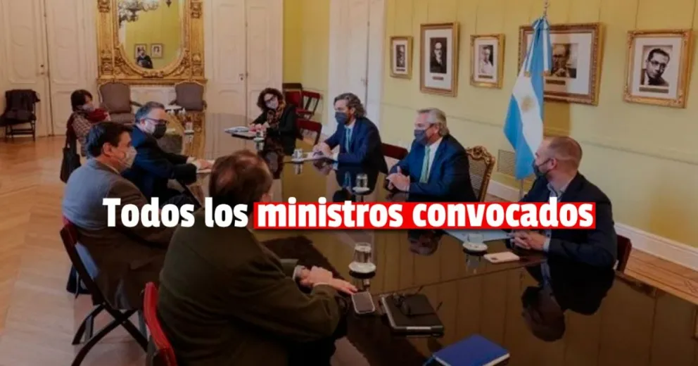 Alberto Fernández convocó a una reunión de Gabinete Nacional para este viernes