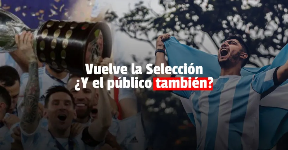La vuelta del público a las canchas sería en un partido de la Seleccion 