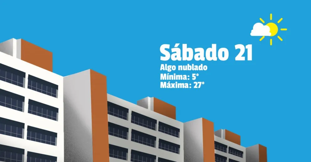 Máxima de 27° y alerta naranja por viento Zonda