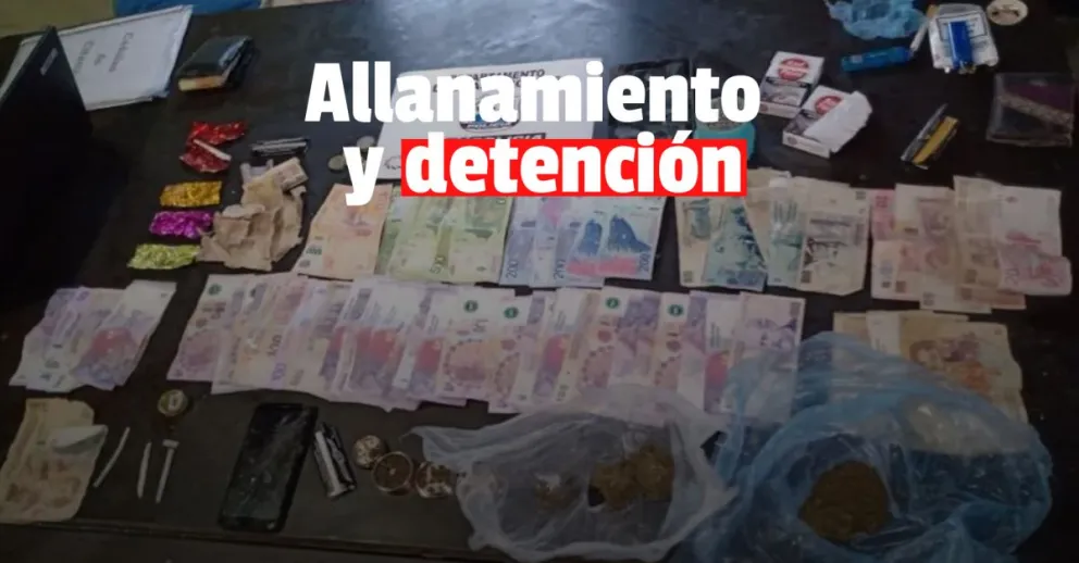 En un importante operativo detuvieron a un hombre y le secuestraron 200 gramos de marihuana