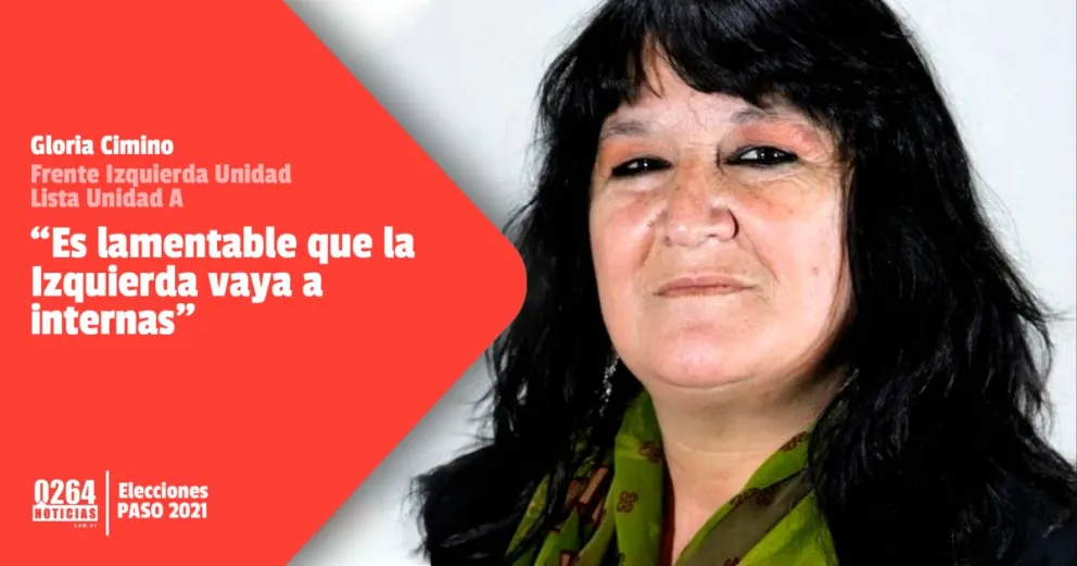 En plena campaña electoral, Gloria Cimino expresó que hay cierto nivel de apatía en la gente respecto a las PASO