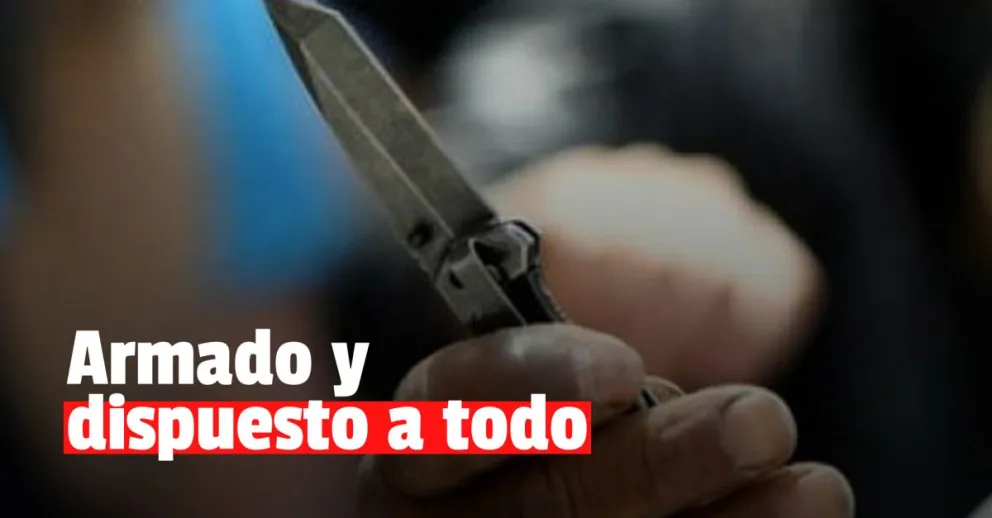 Detuvieron a un joven que atacó a dos mujeres con un arma blanca