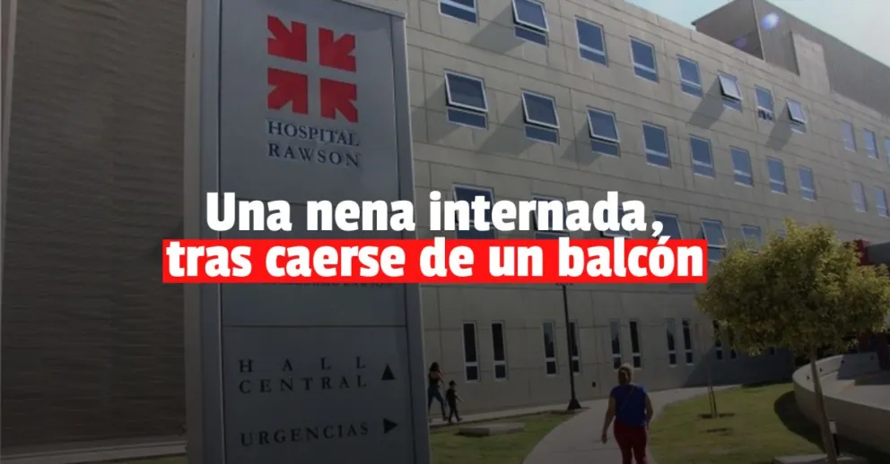 Una nena se cayó de un balcón y terminó con varias heridas