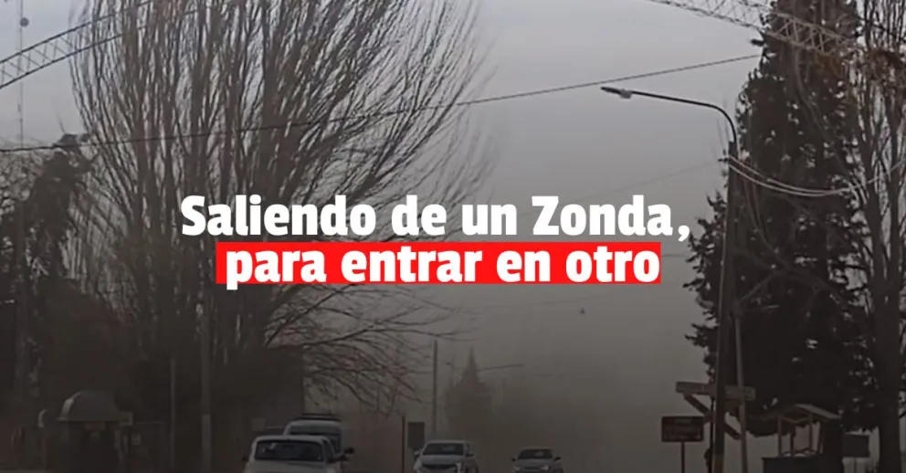 Emitieron un alerta por viento Zonda para Iglesia