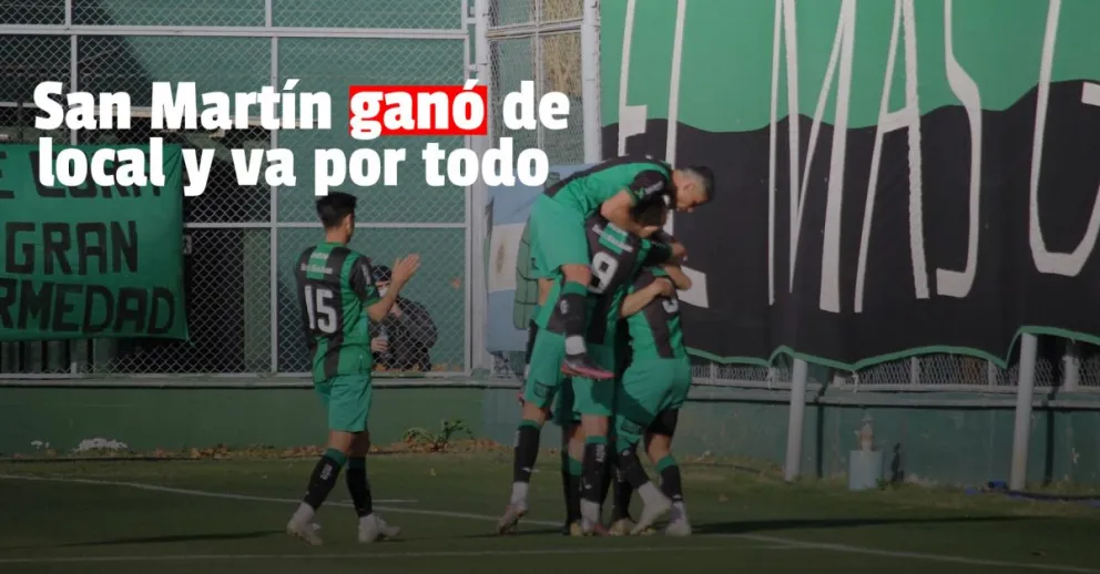 San Martín triunfó de local y gana lugar en la tabla de posiciones 