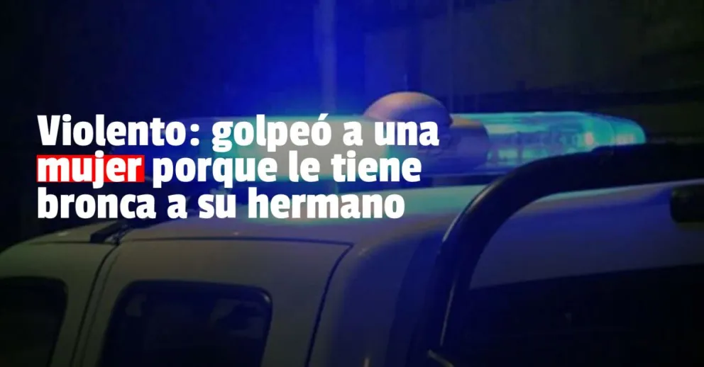 No lo conocía, pero la golpeó con un palo en la frente
