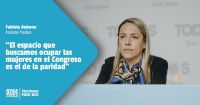 Fabiola Aubone, la precandidata del Frente Todos que busca imponer la presencia de la mujer en el Congreso