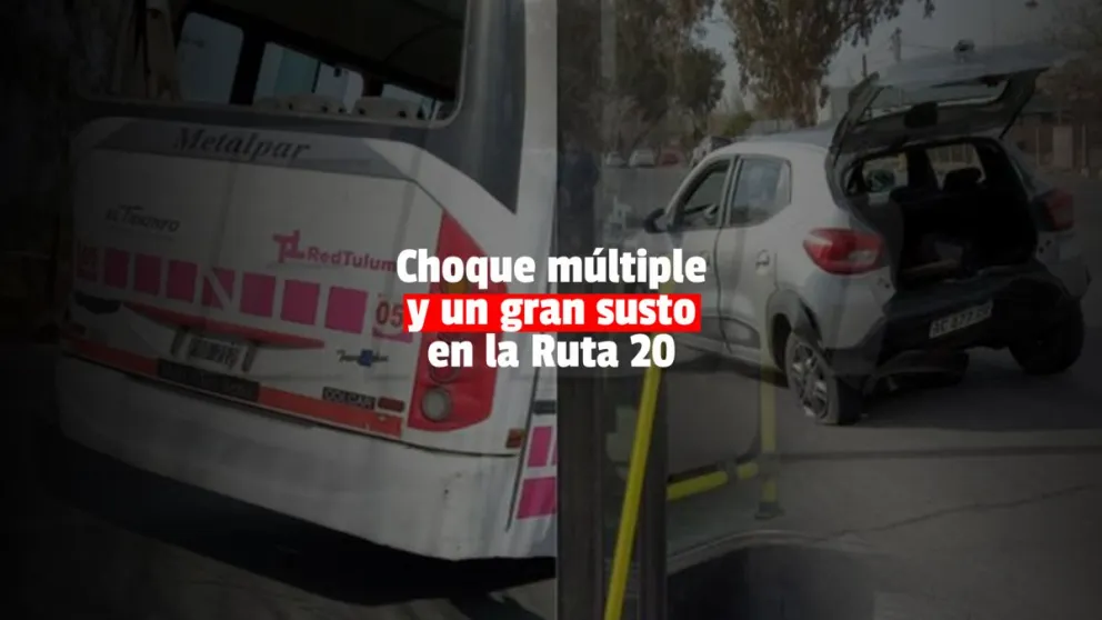 Un choque múltiple dejó heridos a varios pasajeros de un colectivo