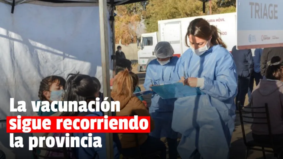 El centro de vacunación itinerante continuará recorriendo la provincia