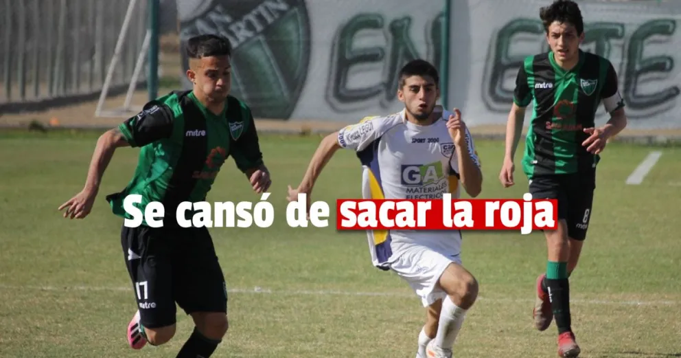 San Martín y Colón empataron 1 a 1 en un polémico partido 