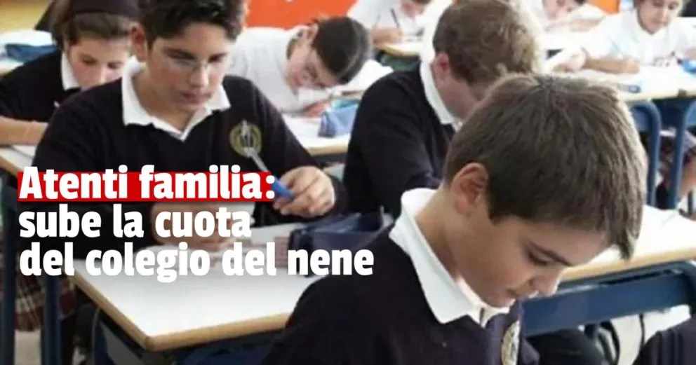 La cuota en los colegios privados subirá un 10,48% en septiembre