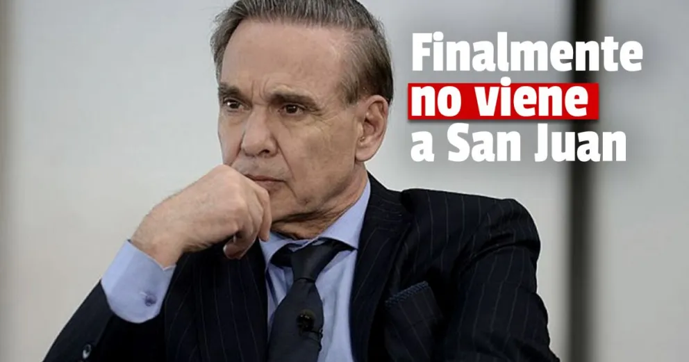 Juntos por el Cambio: Miguel Ángel Pichetto no podrá viajar a San Juan como estaba previsto