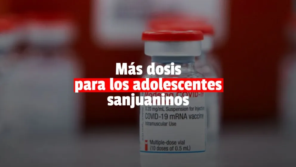 La provincia recibirá 15.540 dosis de Moderna para niños y adolescentes