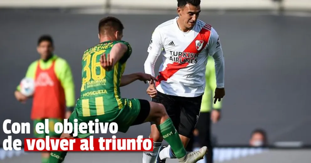 La formación de River vs. Aldosivi, por la Liga Profesional