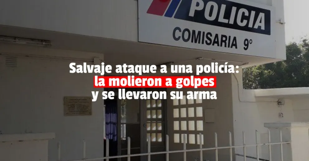 Delincuentes golpearon a una mujer policía y le robaron el arma reglamentaria 