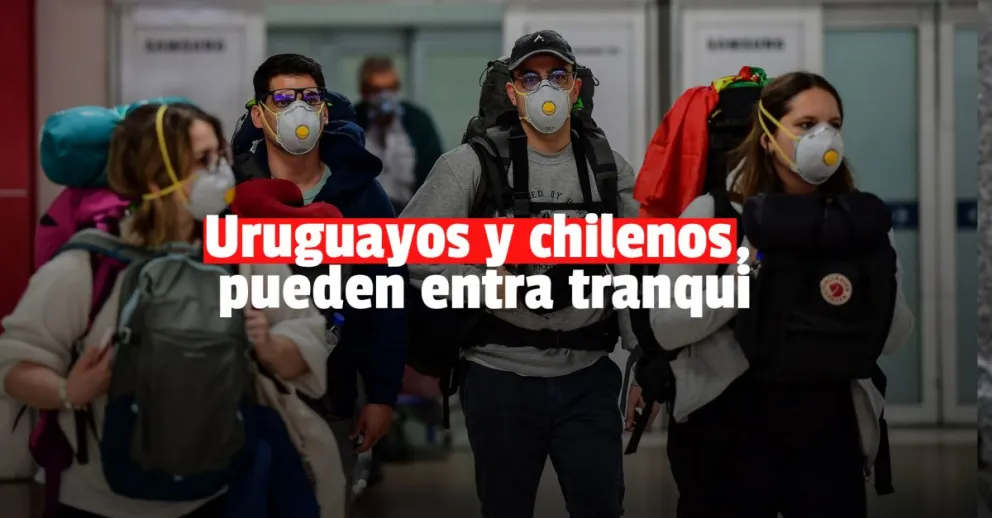 Argentina reabre las fronteras con Uruguay y Chile 