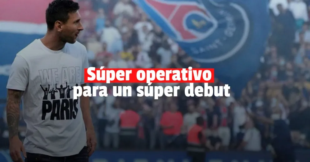 Refuerzan la seguridad para el debut de Messi en el PSG