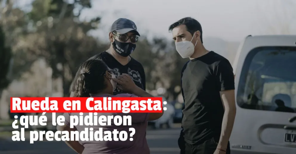 Luis Rueda estuvo con bloquistas en Calingasta