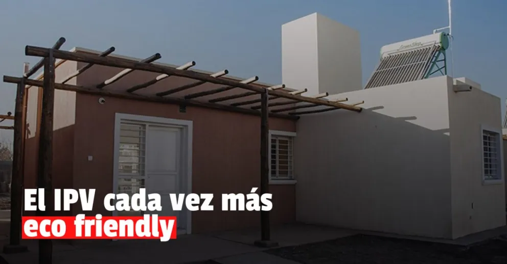 El IPV incorpora termotanques solares en sus viviendas