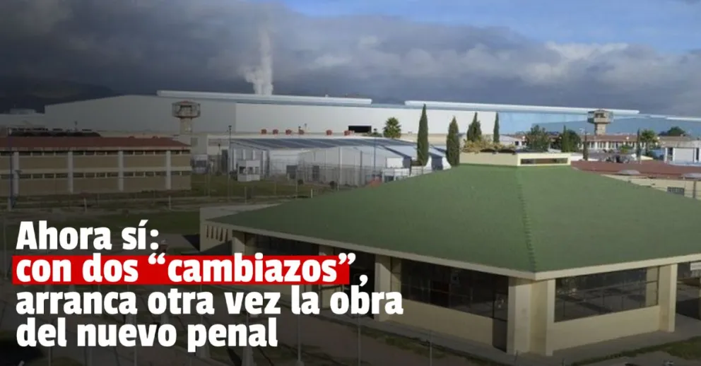 Con una UTE prácticamente nueva, se reanudan las obras del nuevo penal
