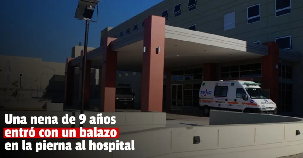 Una nena de 9 años recibió un balazo en la pierna y debió ser internada