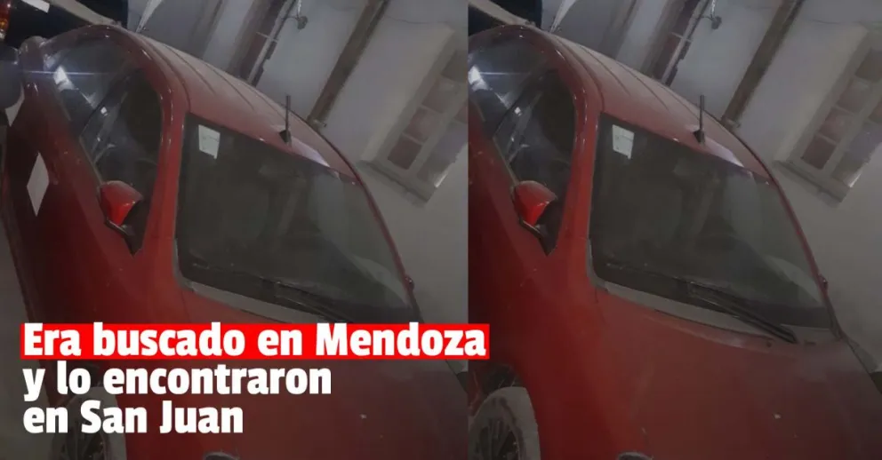 Encontraron en la provincia un auto que tenía pedido de captura en Mendoza