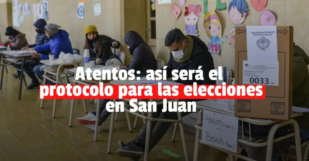 Así será el protocolo en San Juan para las elecciones