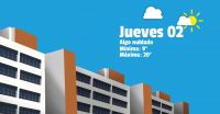Jueves en San Juan con cielo nublado
