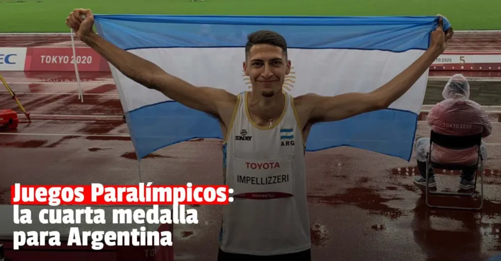 Juegos Paralímpicos Tokio 2020: Brian Impellizzeri obtuvo la medalla de plata en salto en largo
