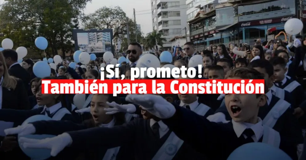 Alumnos de tercer año del secundario realizarán la promesa de lealtad a la Constitución Nacional 
