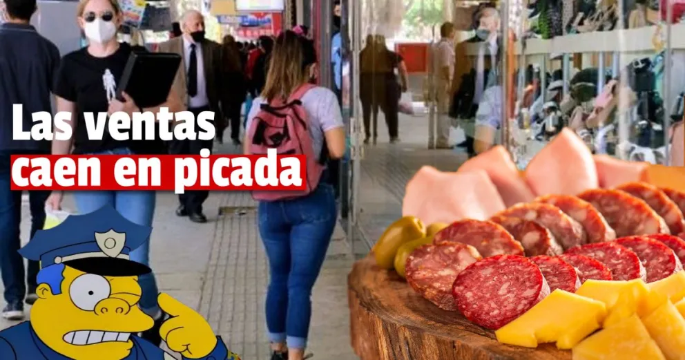 Las ventas del mes de agosto tuvieron una caída del 15% 