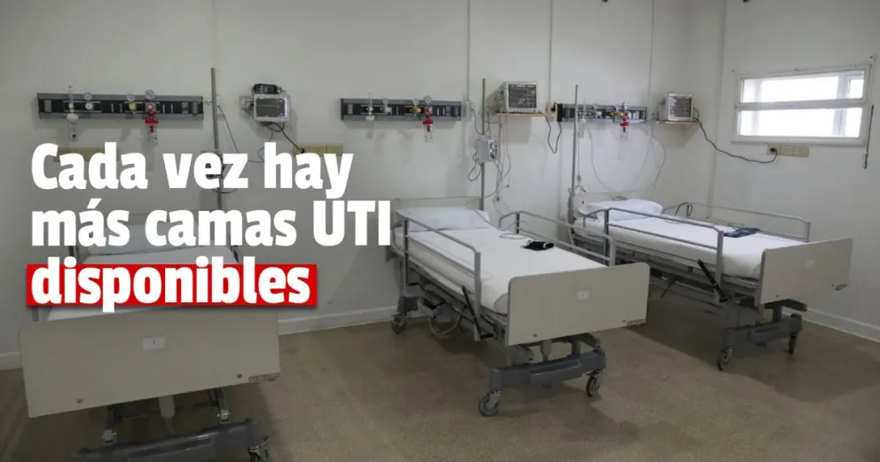 La ocupación de camas UTI fue del 53,7%